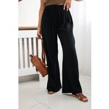Kesi Włoski Muslin pants with a wide leg black | ePonuda.com