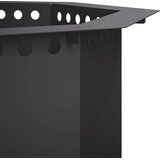  Prsten za vatru Crna 60 x 60 x 25 cm Čelik | shoptok.hr
