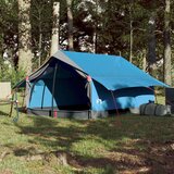 vidaXL Šotor za kampiranje za 2 osebi moder 193x122x96 cm 185T taft | Shoptok.si