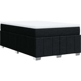 vidaXL Box spring postelja z vzmetnico črna 120x190 cm blago | Shoptok.si