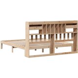 Krevet s regalom za knjige bez madraca 180x200 cm od borovine | Eponuda.com
