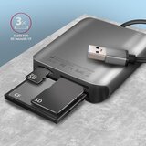Axagon Čitač pametnih kartica CRE-S3 SUPERSPEED USB-A UHS-II READER | shoptok.hr