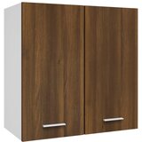 Furnova Viseča omarica rjavi hrast 60x31x60 cm konstruiran les, (21949859) | Shoptok.si