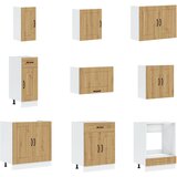 vidaXL kuhinjski ormar jedinice set od 2 artisan oak konstruirano drvo cijene