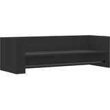  Zidna polica crna 100 x 35 x 30,5 cm od konstruiranog drva | Eponuda.com