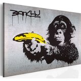  Slika - Stop or the monkey will shoot! (Banksy) 60x40 Cijene