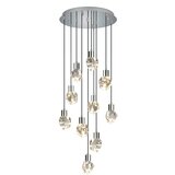 Trio Select LED viseća svjetiljka u srebrnoj boji sa staklenim sjenilom ø 51,5 cm Verano – | shoptok.hr