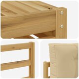  Set vanjskih sofa 6 kom. Bijela i bež Poliester | shoptok.hr