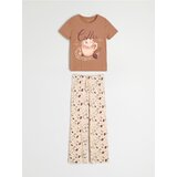 Sinsay Pamukna dvodijelna pidžama s printom | shoptok.hr