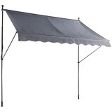 SUNFUN Vpenjalna markiza (Siva, Širina: 2,5 m, Izteg markize: 1,3 m) | Shoptok.si