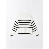 LC Waikiki Crew Neck Striped Long Sleeve Women's Knitwear Sweater | shoptok.hr