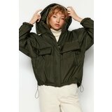 Trendyol Winter Jacket - Khaki - Basic Cene