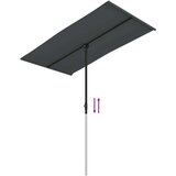  Vrtni suncobran s aluminijskom šipkom 180 x 110 cm antracit | shoptok.hr