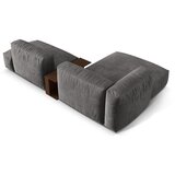 Micadoni Siva kotna sedežna garnitura iz tkanine bouclé (levi kot) Martina – Home | Shoptok.si