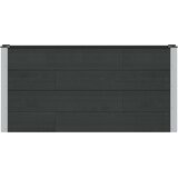  Povišena vrtna gredica Crna 150 x 30 x 72 cm | Eponuda.com