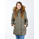 Glano Women's winter jacket - light green/black Cijene