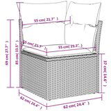  7-dijelni set vrtnih sofa sivi od poliratana | shoptok.hr