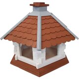  Drvena hranilica za ptice, sa posudom za hranu 40 x 45 x 35 cm | shoptok.hr