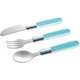 Canpol pribor - metalni set nož/ viljuška i kašika za bebe 9/477 - plave boje Cene