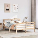  Okvir za krevet s uzglavljem 150 x 200 cm borovina | shoptok.hr