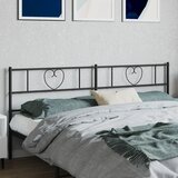 vidaXL Metalno uzglavlje crno 200 cm | shoptok.hr