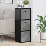  Kreveta s ladicama Crni hrast 30,5 x 27 x 84,5 cm | shoptok.hr