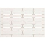  Zidno uzglavlje bijelo 106x3x63 cm od masivne borovine | shoptok.hr