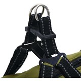 Kaput za pse s pojasom Maslinasto zelena XL Flis i Poliester | shoptok.hr