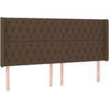  Krevet box spring s madracem LED tamnosmeđi 180x200 cm tkanina | shoptok.hr