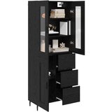  Kuhinjski ormarić Zidne Crni hrast 69 5 x 34 x 180 cm Konstruirano drvo | shoptok.hr