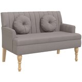  Klop z blazinami taupe 113x64,5x75,5 cm blago | Shoptok.si