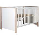 Roba Otroška posteljica s prostorom za shranjevanje v beli in naravni barvi 70x140 cm Olaf – Cene