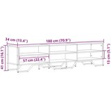 TV ormarić boja hrasta sonome 180x34x41 cm konstruirano drvo | shoptok.hr