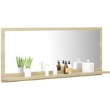 Kupaonsko ogledalo boja hrasta 90x10,5x37 cm konstruirano drvo | shoptok.hr