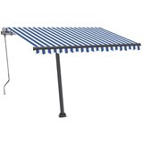  Automatska tenda sa senzorom LED 300x250 cm plavo-bijela | shoptok.hr