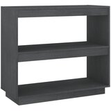 Ormarić za knjige sivi 80x35x71 cm od masivne borovine | shoptok.hr