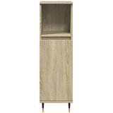  3-dijelni set kupaonskog namještaja boja hrasta sonome drveni Smeđa | shoptok.hr