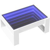 Stolić s beskonačnim LED svjetlima bijeli 70x53x30 cm | shoptok.hr