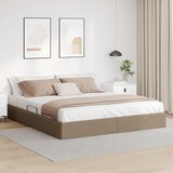 Otomanski krevet s pohranom Kapućino 180 x 200 cm Lažna koža | shoptok.hr