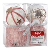 Olimp Sport Icy foam novogodišnja kugla svetlo roze 8cm 4K | ePonuda.com