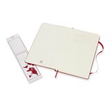 Moleskine Beležnica A5 trda platnica, rdeča - črte | Shoptok.si