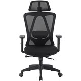 Trick Kancelarijska ergonomska stolica MC 016 ERGOTRON 3, Crna, Podesiva lumbalna podrška | ePonuda.com