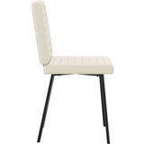  Jedilni stoli 4 kosi krem žamet, (21828378) | Shoptok.si