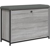  The Living Store Klop za čevlje s preklopnim predalom siva sonoma 82x32x56 cm - Klop Za Čevlje, (21453399) | Shoptok.si
