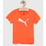 Puma Dječja majica kratkih rukava ACTIVE SPORTS Poly Cat Tee B boja: narančasta, s tiskom