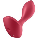 Satisfyer vibracijski analni čep - Backdoor Lover, crveni | shoptok.hr