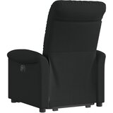  Naslonjač na podizanje od tkanine crni | shoptok.hr