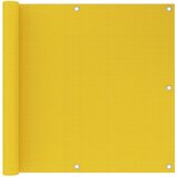 vidaXL Balkonsko platno rumeno 90x300 cm HDPE Cene