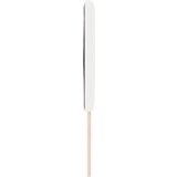vidaXL Vzglavnik Preprost Design Čista Bela 180 cm Umjetno Usnje | Shoptok.si