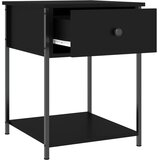  Noćni ormarići 2 kom crni 44 x 45 x 58 cm od konstruiranog drva | Eponuda.com